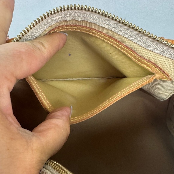 LOUIS VUITTON Damier Azur 30 Canvas Speedy Handbag Made in France. - Picture 15 of 16